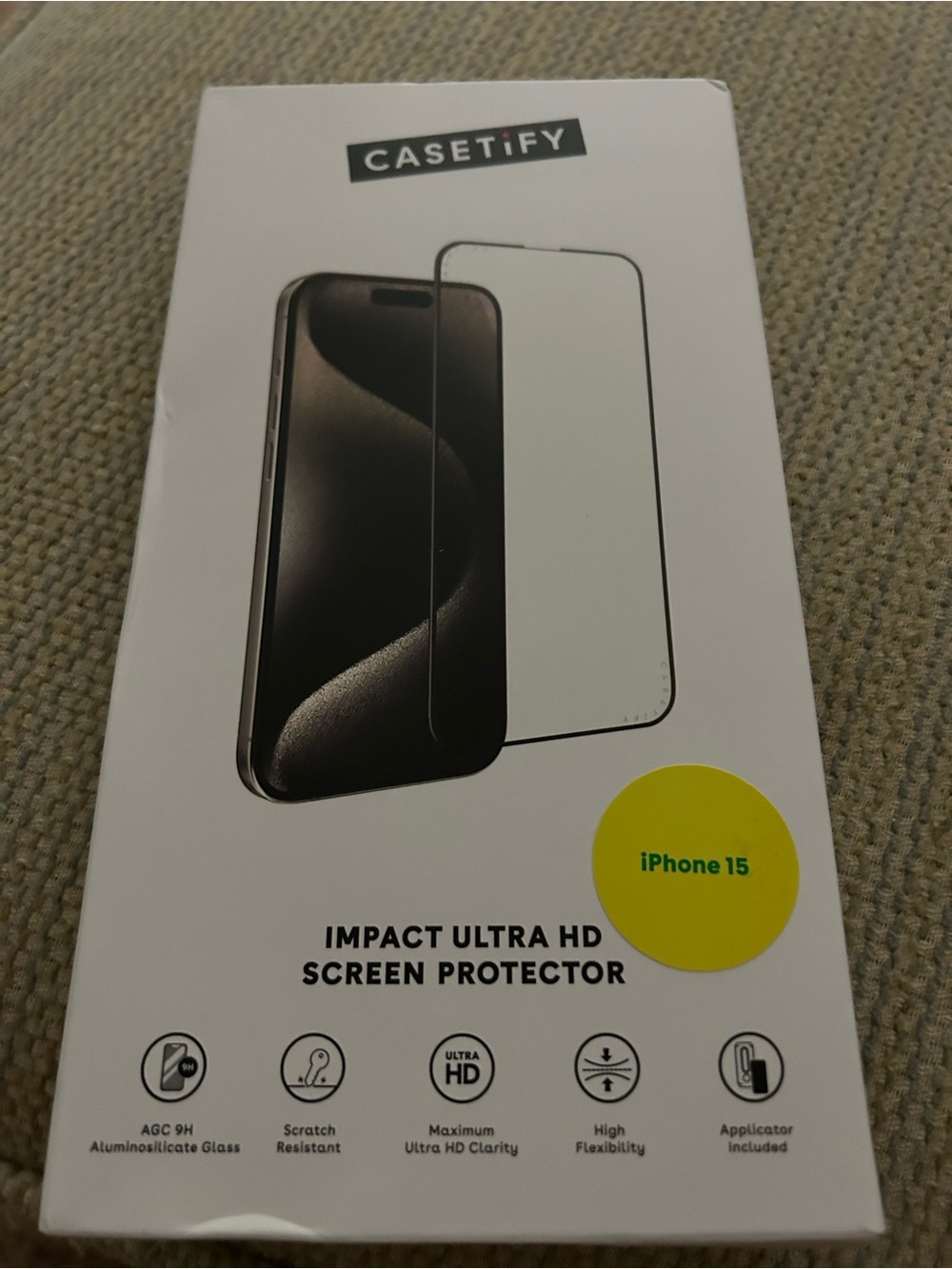 Casetify Impact Ultra HD Screen Protector - Clear